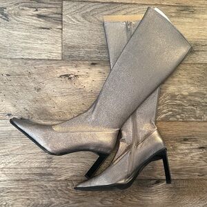 Jeffrey Campbell Silver Heeled Boots